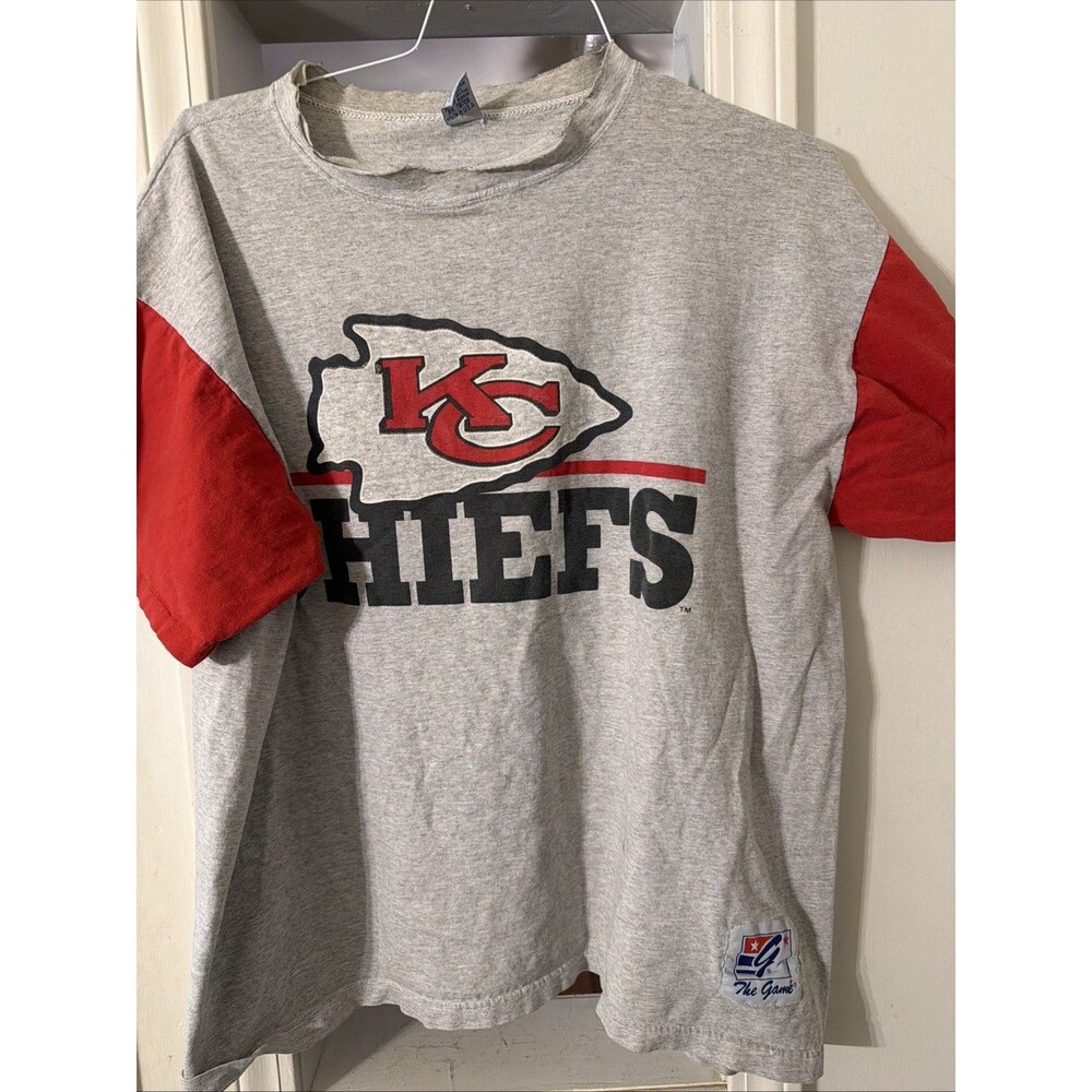 vintage shirt Kansas City Chiefs Shirt (the Game) USA Rare!